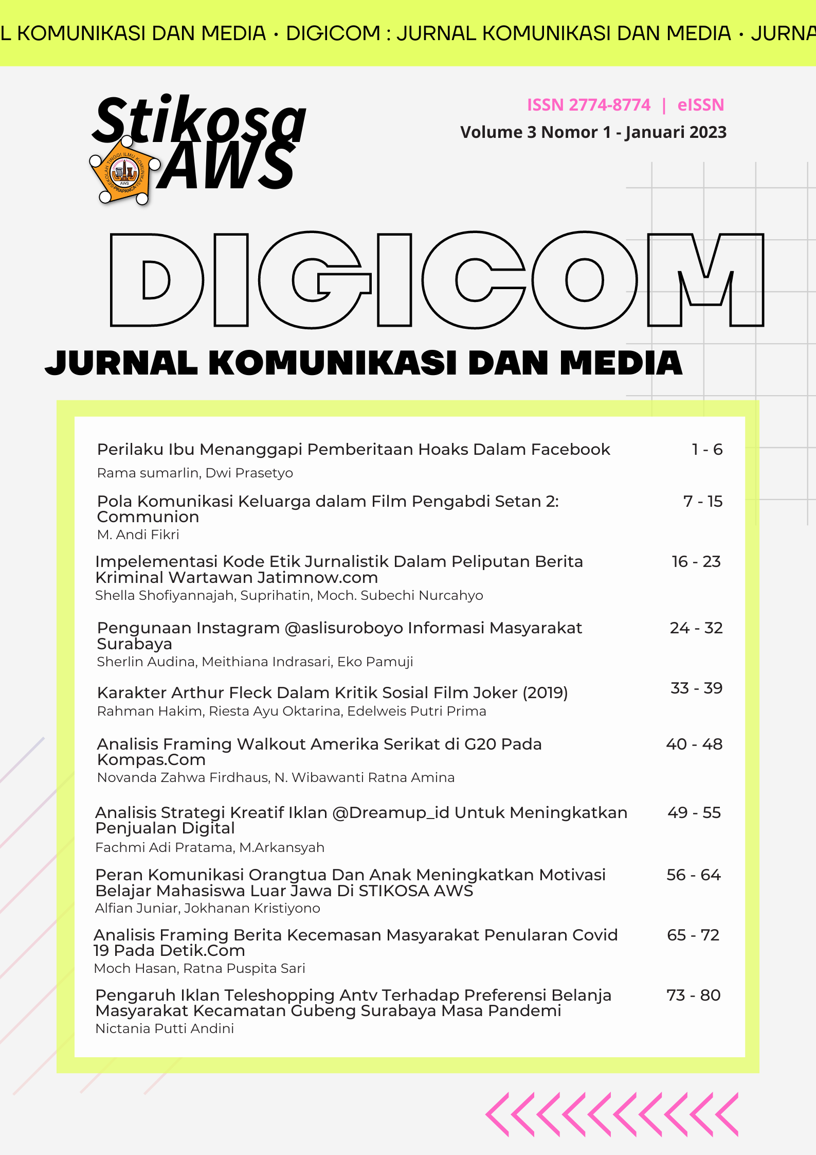 					View Vol. 3 No. 1 (2023): Edisi Januari 2023
				